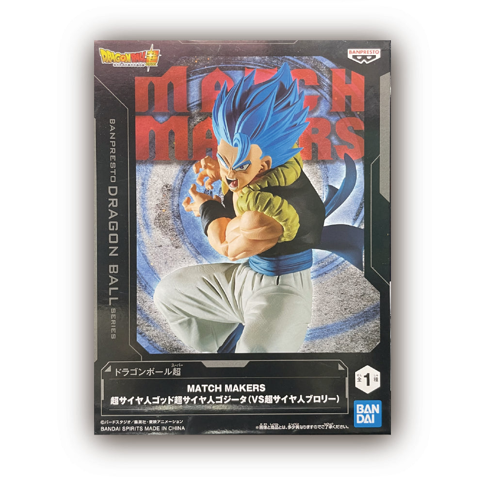 Dragon Ball Super MATCH MAKERS Super Saiyan God Super Saiyan Gogeta (VS Super Saiyan Broly) Figure