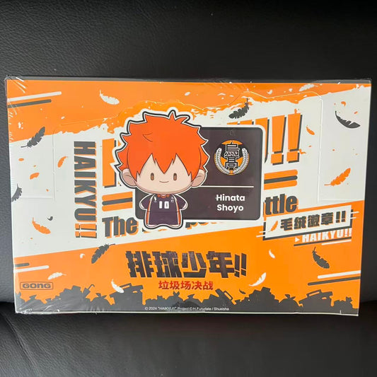 POP MART 泡泡瑪特 排球少年 垃圾場決戰 毛絨徽章系列 1BOX