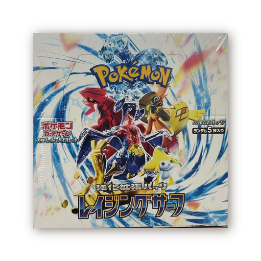 Raging Surf Box with shrink wrap Pokemon Card Game Pokeka Box