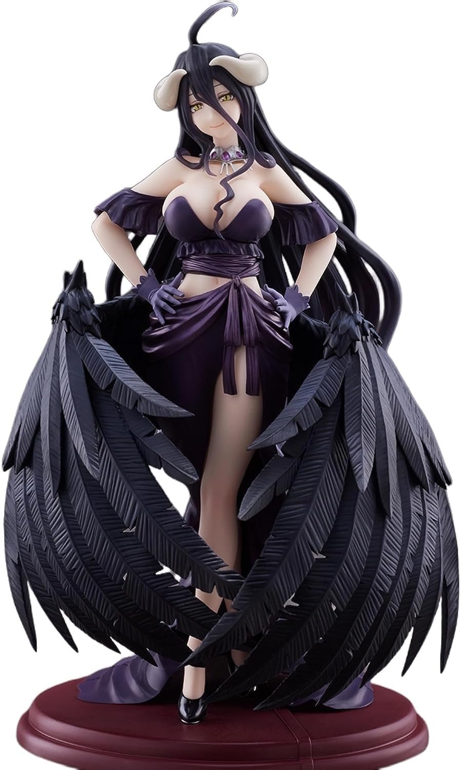 overlord amp+ albedo figure black dress ver.
